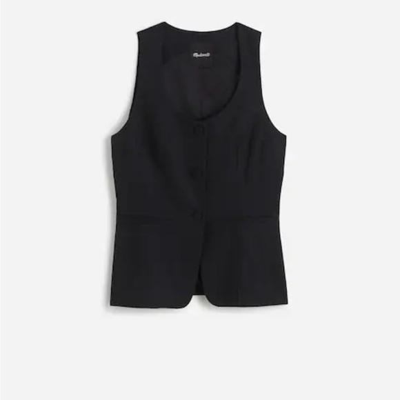 NWT Madewell Scoopneck Cutaway Vest - Picture 3 of 3